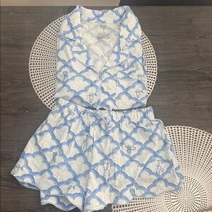 Roller Rabbit Target Geo Trellis Pajama set